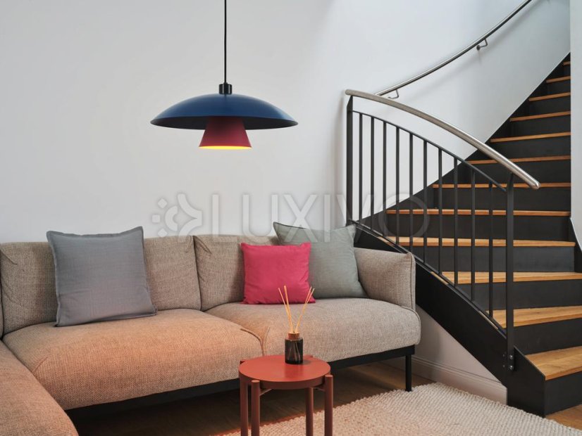 Stropná závesná lampa E27 modrá ružová Decor Flying Mushroom Osram