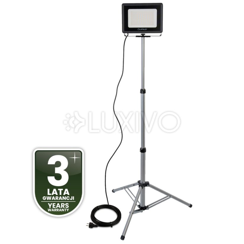 Reflektor LED HALOGÉNOVÝ lampa 1X100W na statíve GLAREX 4000K LUMILED