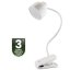 LED stolová lampa 5W CCT kresliarska školská TESA 2 biela LUMILED