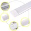 LED lineárne garážové svetlo 18W 6500K studená farba 60cm
