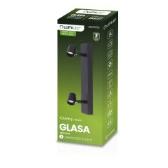 Stropné svietidlo 2x E27 GLASA LUMILED
