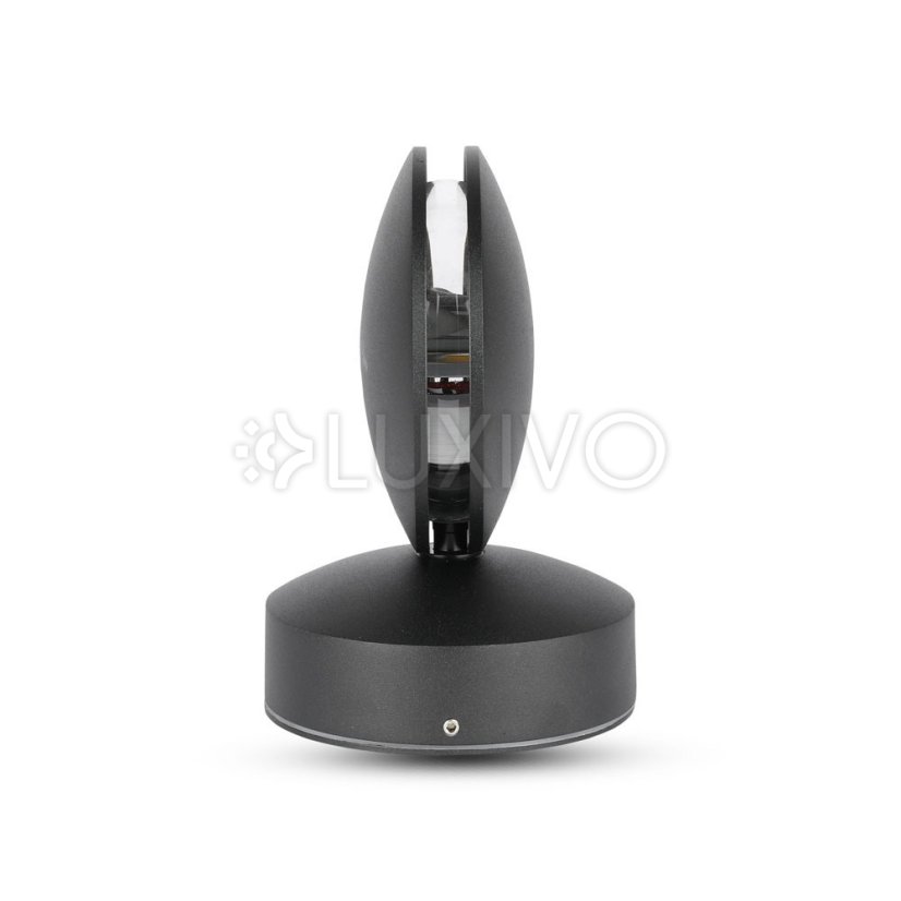 LED nástenné svietidlo 7W 3000K IP65 Otočné o 360° čierne VT-707 V-TAC