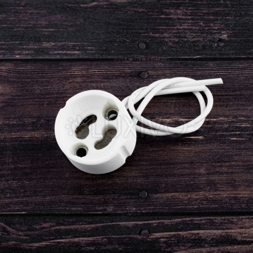 Keramická objímka pre žiarovky cube GU10