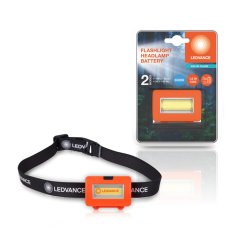 LED hlavová baterka 1,6W 80lm 6500K studená oranžová baterka Ledvance