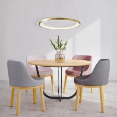 Lampa stropná závesná záves 20W 2600lm 4000K neutrálna 120° zlatá LEA Sanico Goldlux