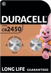 DURACELL Špeciálne batérie DL2450 CR2450 3V 2ks