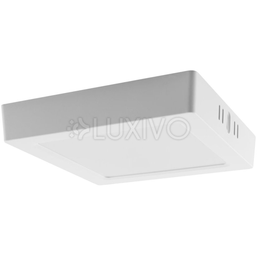 Stropné svietidlo LED s povrchovou montážou 12W Square 4000K GLOW White LUMILED
