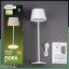 Záhradná LED stojaca dekoratívna stolová nočná USB stmievateľná dotyková biela FIORA LUMILED
