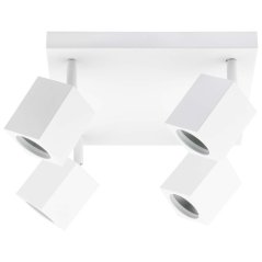 Reflektorové stropné svietidlo 4xGU10 QUANTUS White
