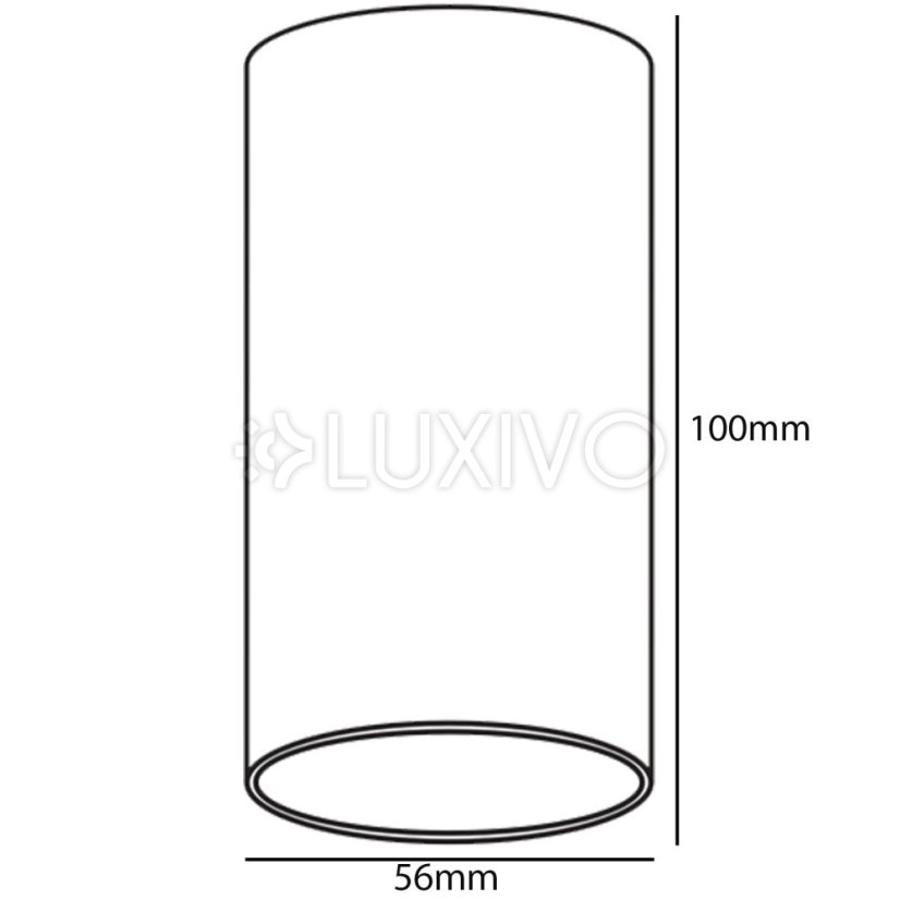 LED svietidlo HALOGEN na povrchovú montáž Pevné guľaté stropné svietidlo GU10 čierne