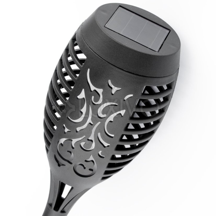 LED IGNIS Solárne záhradné svietidlo s efektom plameňa 50 cm LUMILED