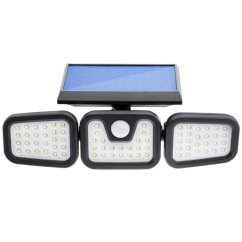 Solárne svetlomety 74x LED 15W 450lm Studený senzor pohybu IP65