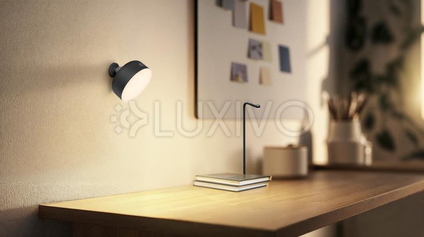 Stolová nastaviteľná LED lampa 1, 8W 100lm 3000K teplá 114° akumulátorová čierna stmievateľná Decor Helper Gadet Osram