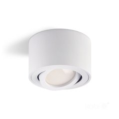 Povrchová montáž svietidla HALOGEN SPOT 50mm White Round Movable OH36S Kobi