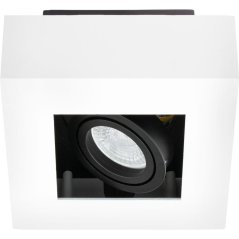 Povrchová montáž HALOGEN Movable SPOT GU10 Square White AURI LUMILED