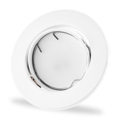 Svietidlo HALOGEN na zapustenú montáž Pohyblivé kruhové svietidlo AURELI White Sheet MR16 GU10