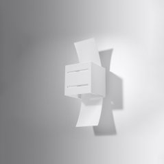 LED svietidlo LORETO G9 Nástenné svietidlo biele SOLLUX