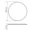 LED plafón vonkajší 44W 4800lm CCT 140° biely nadstropný IP54 Videx