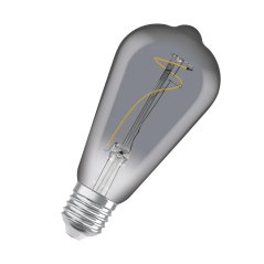 Dekoratívna žiarovka LED G64 Sphere E27 3,4W = 10W 100lm 1800K Warm 320° Smoked Vintage 1906 Osram