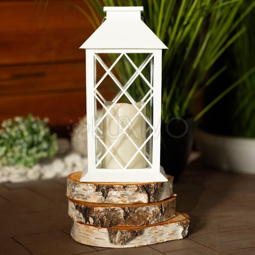 LED solárna záhradná lampa LIRIO Závesná lucerna 28cm LUMILED