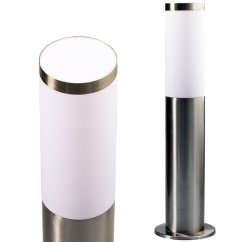 Záhradné svietidlo LED stĺpik E27 TUBA LOW SATIN 45cm
