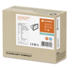 LED reflektor 20W 2000lm 6500K IP65 čierny LEDVANCE COMPACT V