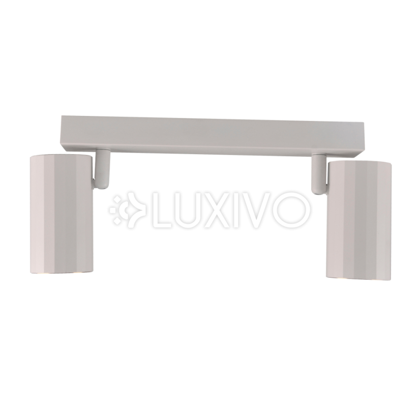 Nástenné-stropné bodové svietidlo 2x GU10 biela zlatá NICEA