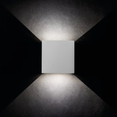 LED REKA fasádne svietidlo biele hore a dole 7W 500lm 840 Neutrálne IP54 Kanlux