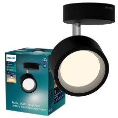 Nástenné svietidlo LED 5,5W 550lm 2700K Black Brother Philips