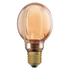 Dekoratívna LED žiarovka G80 E27 4W = 22W 220lm 1800K teplé 330° vlákno stmievateľné Vintage 1906 Osram