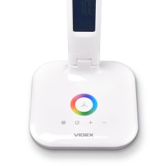 NAIROBI VIDEX stmievateľná stolná LED lampa 7,5W 3000K - 5500K RGB Touch White