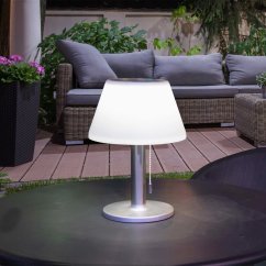 Záhradná LED solárna stolová lampa VIOLA 4000K IP44 Moderné