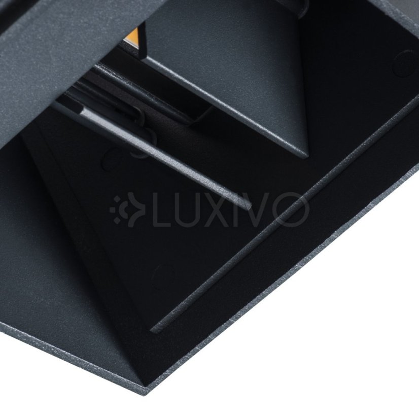 LED REKA fasádne svietidlo biele hore a dole 7W 510lm 4000K Neutrálne IP54 Kanlux
