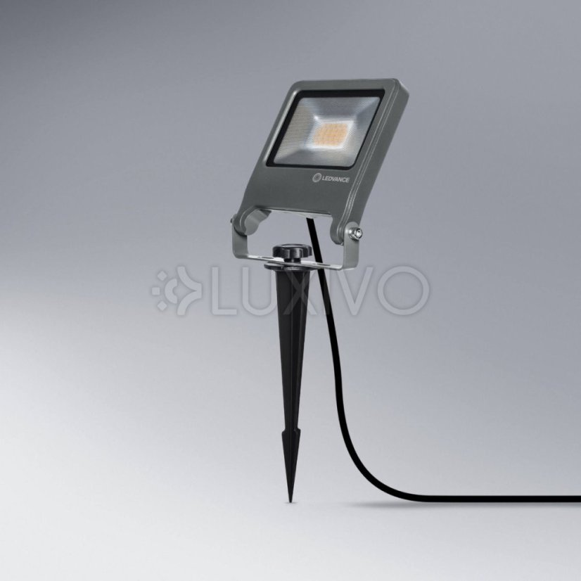 LED reflektor 20W 1700lm 3000K teplý IP65 sivý LEDVANCE GARDEN Flood Endura Drivable