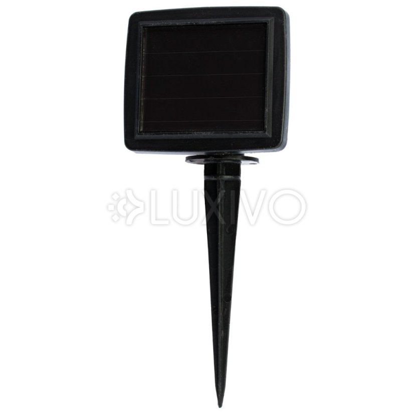 Solárna záhradná dekoratívna girlanda 3,8 m 10 závesných drôtených žiaroviek 2900K Warm