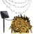 SOLAR GIRLAND 21,9 m záhradné okrasné 200x LED 3000K warm SHINE GOLDLUX (Polux)