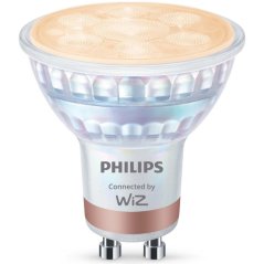 3x LED GU10 reflektor PAR16 4,7W = 50W 345lm 2700-6500K TW Smart SMART WiFi Bluetooth App WiZ Philips