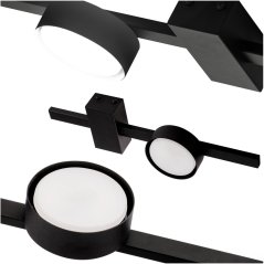 OVILO stropné svietidlo LED halogénové svietidlo GX53 Bodové nástenné svietidlo reflektor LUMILED