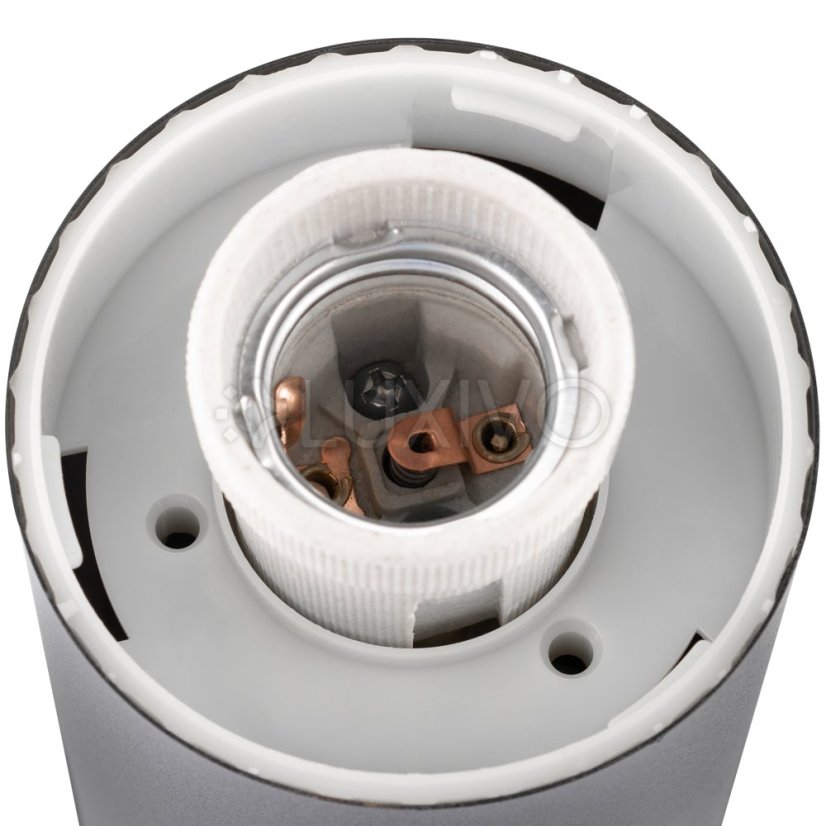 Vonkajšia záhradná lampa E27 INOX PIPE 45cm Lilium Lumiled