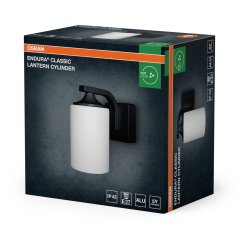 Záhradné nástenné svietidlo E27 čierne IP43 Endura Osram