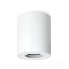 HALOGEN Vodotesná hliníková SPOT TUBA 95mm IP44 Biela AQUARIUS ROUND Kobi