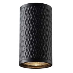 Svietidlo na povrchovú montáž Stropné svietidlo Tuba LED GU10 Black VIDEX