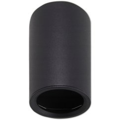 LED svietidlo HALOGEN na povrchovú montáž Pevné guľaté stropné svietidlo GU10 čierne