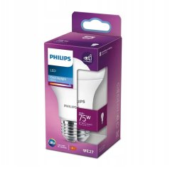 LED žiarovka E27 A60 10W = 75W 1055lm 6500K Cold 200° PHILIPS