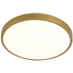 Plafón LED stropný 24W 2500lm 4000K neutrálna biely zlatý Kern Sanico Goldlux