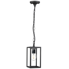 Závesná záhradná lampa E27 čierna IP44 MALMO Goldlux