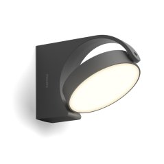 MIMOZA myGarden 7W 2700K IP44 antracitová antracitová PHILIPS záhradná LED nástenná lampa