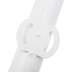 LED solárna pouličná lampa výkonná - 2200W - 6500K + diaľkové ovládanie - biela