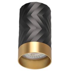 Bodové svietidlo GU10 Black Gold ARRAS Sanico Goldlux na povrchovú montáž