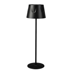 Stojacia záhradná lampa LED dekoratívna stolová nočná USB stmievateľná dotyková čierna FIORA LUMILED